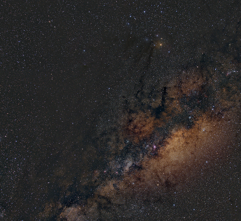Central part of Milky Way from La Palma