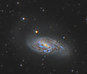 M66, Crop from Leo Triplet image