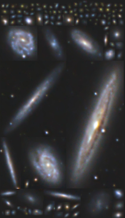 galaxy composite of NGC 4216