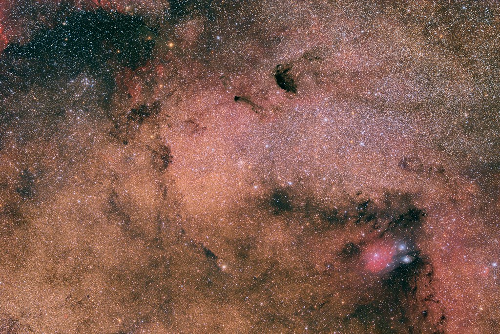 Sagittarius star cloud and surroundings